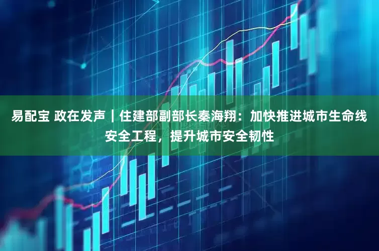 易配宝 政在发声｜住建部副部长秦海翔：加快推进城市生命线安全工程，提升城市安全韧性